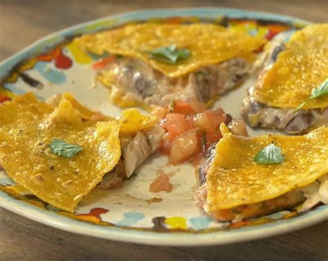 Or you can make your own batch of shredded chicken. Chicken Quesadilla