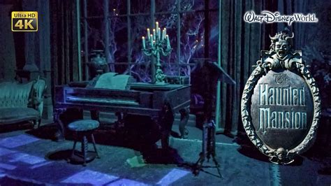 2020 10 27 The Haunted Mansion On Ride Low Light Ultra Hd 4k Pov With Queue Walt Disney World