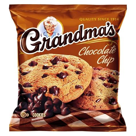 Grandmas Chocolate Chip Cookies 25 Ounce Pack Of 60