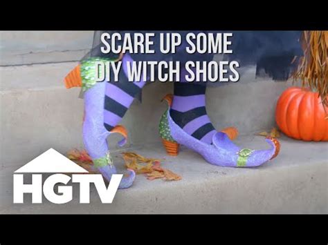 › holidays & special occasions › halloween › diy witch shoes. DIY Witch Shoes - Easy Does It - HGTV - YouTube