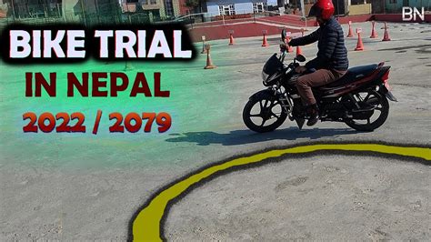 Bike Trial In Nepal 2022 Motorcyclescooter Licence Trial Exam In