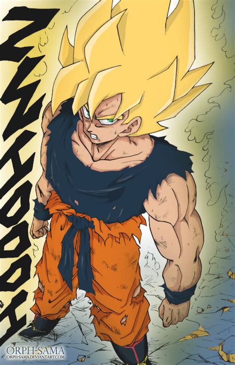Goku Super Saiyan 1 By Orph Sama On Deviantart