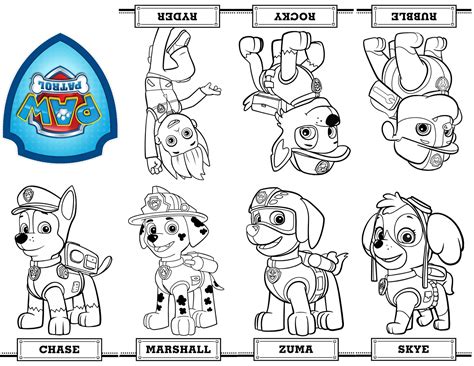 Paw patrol malen die25 paw patrol ausmalbilder ideen. Monstruosamente Monster: Dibujos para pintar de la ...