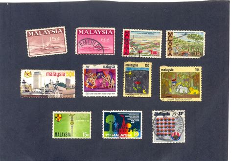The Stamp 23 Malaysian Mix Stamps