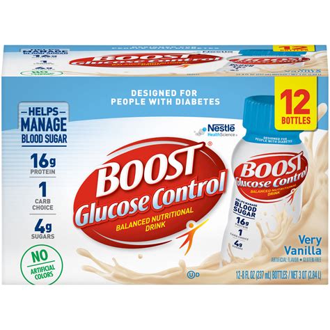Boost Glucose Control Ready To Drink Nutritional Drink Very Vanilla