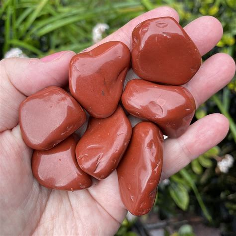 Red Jasper Tumble For Vitality The Rock Crystal Shop