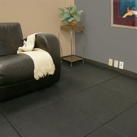 Rubber Floor Tiles For Basement Flooring Tips