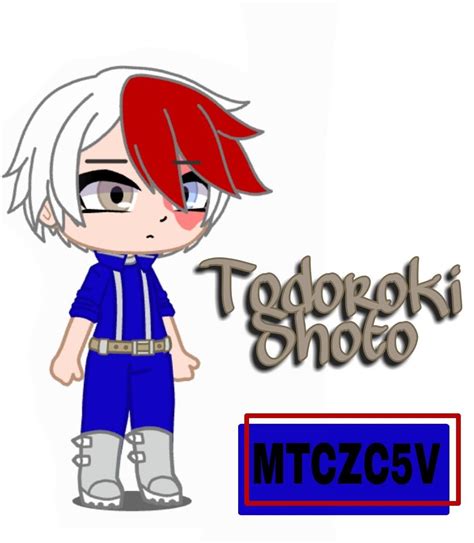 Todoroki Shoto Gacha Club Anime Character Design Cute Anime