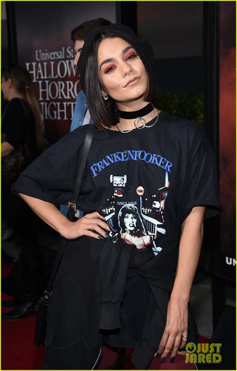 Photo Vanessa Hudgens Goes Goth Chic At Universal Studios Halloween