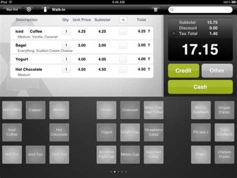 It looks like a white $ sign in a green icon. 4 point of sale tablet apps that let you ditch the cash ...