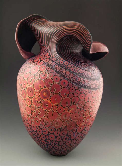 Sculptural Ceramics Hand Built Organically Themed Works That Engage A Sense Of Rhythm Flow