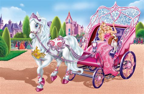 Barbie and friends roller skating in latest fashions. Barbie Cartoon | Barbie Cartoon On Horse Wallpaper HD ...