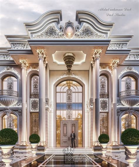Luxury Classic Style Palace On Behance In 2021 Classic House Design