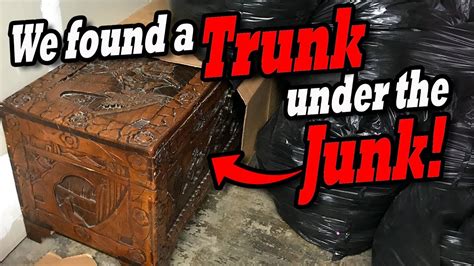 Found Trunk Buried Under Junk In The 175 Locker I Bought At The