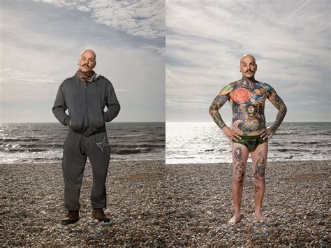 Portraits Of Tattooed People With And Without Clothes Petapixel