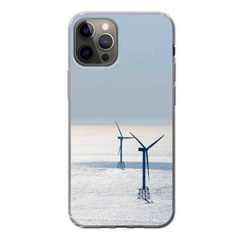 Muchowow Handyhülle Nordsee Windmühle Sonne Handyhülle Apple Iphone 13 Pro Smartphone