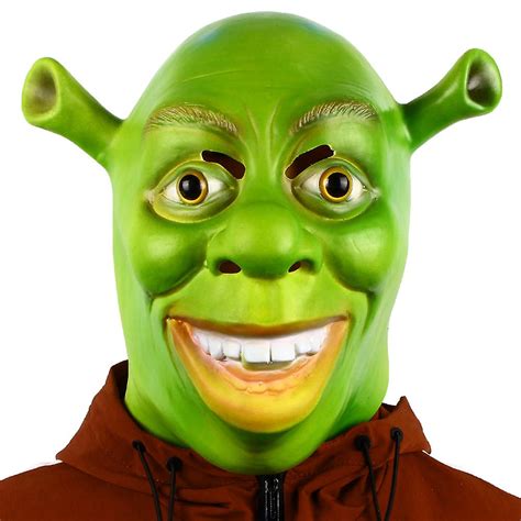 Party Realistic Latex Shrek Halloween Mask Fruugo Uk