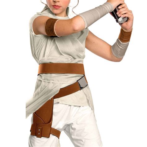 Rey Girls Costume Star Wars Episode 9 Rise Of Skywalker Deluxe Licensed