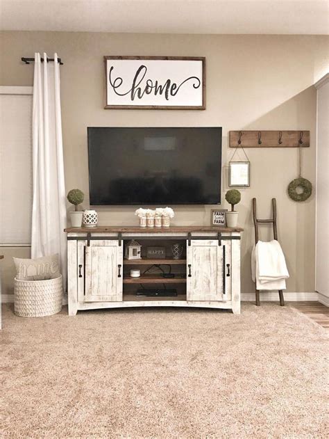 35 Best Minimalist Farmhouse Tv Stand Ideas For Your Living Room Design