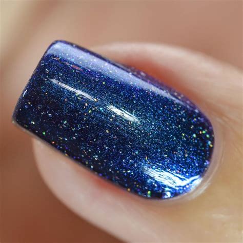 Unfazed Blue To Purple Duochrome Holographic Nail Polish By Ilnp