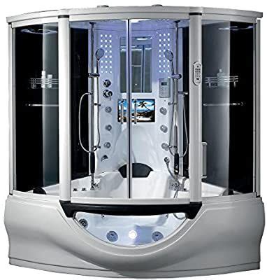 2 person deluxe computerized whirlpool jacuzzi hot tub (white) model #sd050a this newly designed 2019 model indoor hot tub will add a modern look. 2020 Superior Computerized Steam Shower Sauna with Jetted ...