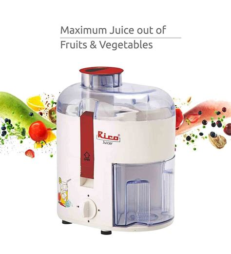 Buy Rico Je1401 Electric Juicer For Fruits And Vegetables 350 Watt