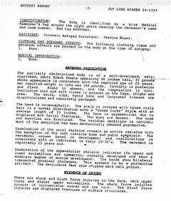 Tynisha Ysais Autopsy Report