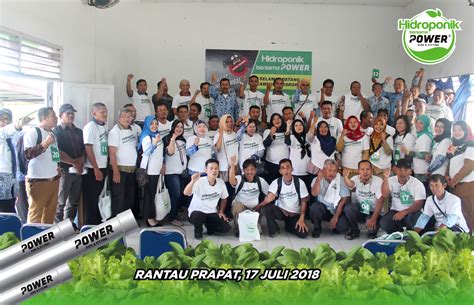 Hidroponik Bersama Power di Rantau Prapat