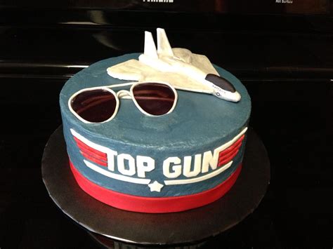 Top Gun Themed Cake Made With All Fondant Decorations Candis Cake