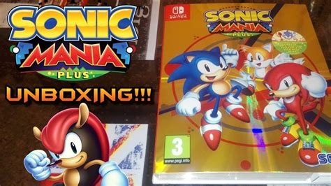Sonic Mania Plus Unboxing En Español Nintendo Switch Esto Es