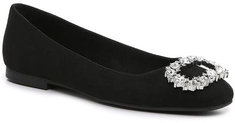 Kelly And Katie Synthetic Saeed Ballet Flat In Black Lyst