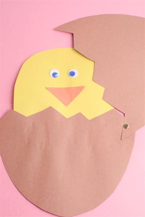 Hatching Chick Easter Craft Stylish Cravings Crafts