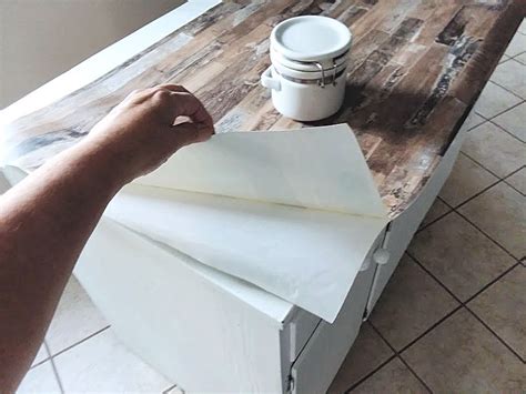 You can choose between different dimensions according to the surface you need to cover. Make a Faux Wood Countertop with Peel and Stick Wallpaper ...