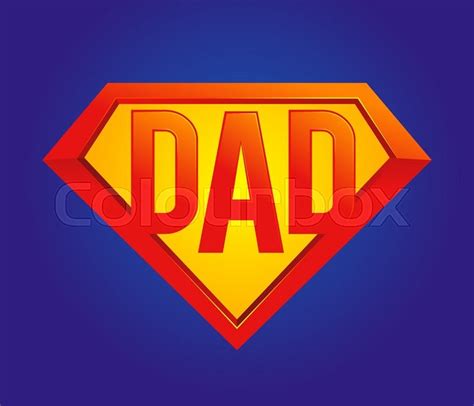 Vector Illustration Of A Father Stock Vector Colourbox