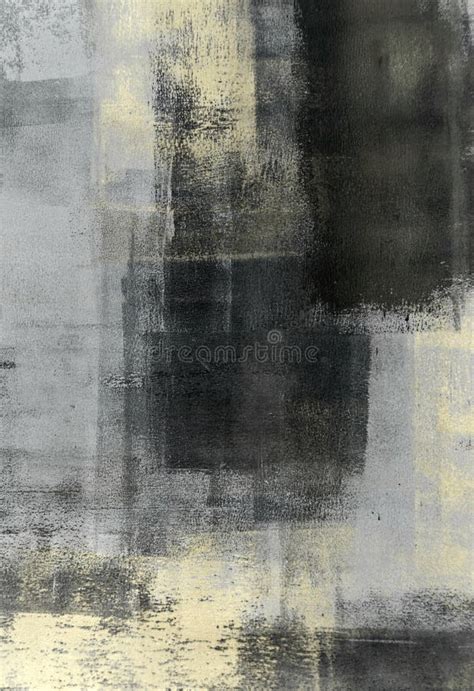 Grey And Beige Abstract Art Painting Stock Photo Image Of Painting