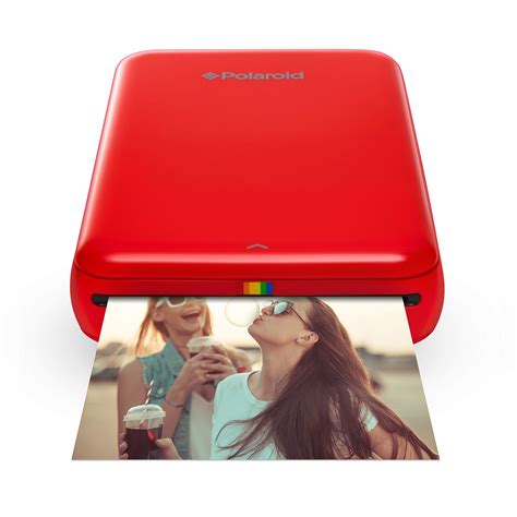 Polaroid Zip Wireless Mobile Photo Mini Printer Red Compatible W Ios
