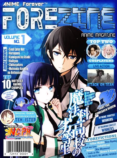 Forezine Anime Magazine Volume 1 Issue 1 By Anime Forever Issuu
