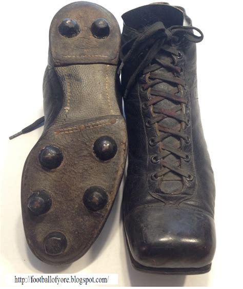 Football Of Yore 1920s Football Kicking Shoes