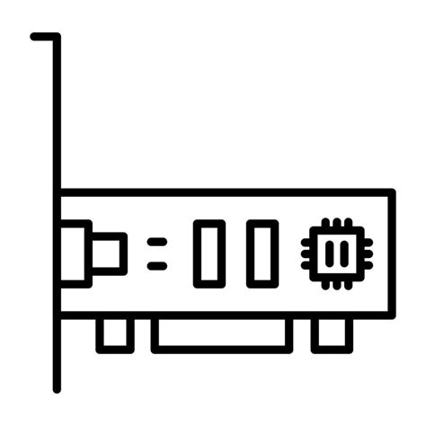Network Interface Card Line Icon 4602650 Vector Art At Vecteezy