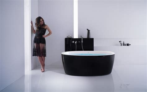 ᐈ 【aquatica purescape™ 174a blck wht relax air massage bathtub】 buy online best prices