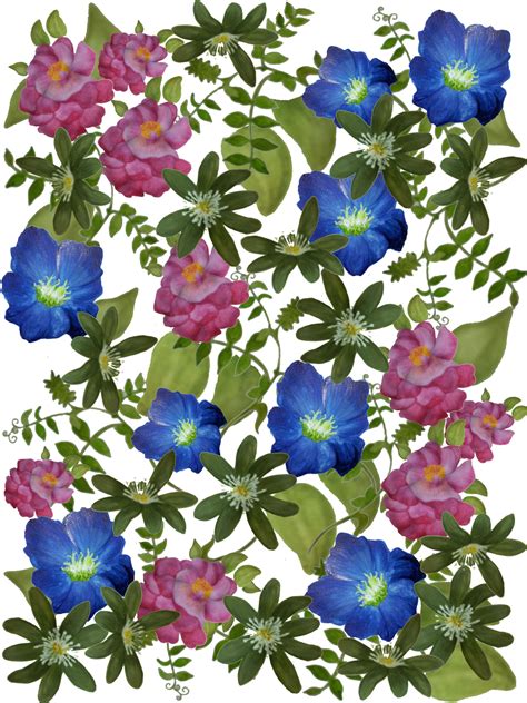 Painted Florals Print Design By Gemma Lofthouse © Floral Prints
