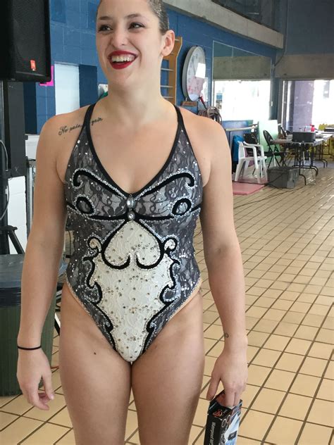 Maillot De Solo De Nage Synchronisée Synchronized Swimming Suit For Solo Synchronized