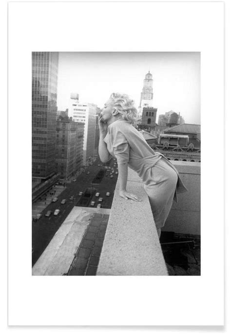 marilyn monroe in new york 1955 photograph poster juniqe