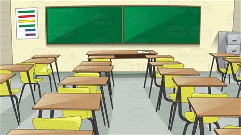 Student chair vectors and psd free download. A Basic Classroom With Chairs And Desk | School tables ...