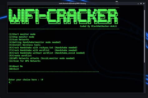 Wifi Hacking Cyber Security Tool For Hacking Wireless Connections