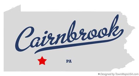 Map Of Cairnbrook Pa Pennsylvania
