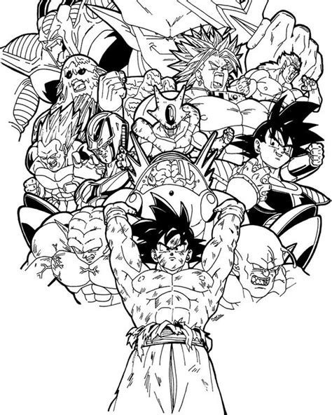 Goku Y Vegeta Ssj4 Para Colorear Imagui