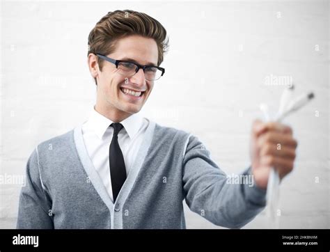 Geeky Man Looking To Camera Standing Hi Res Stock Photography And