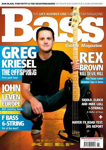 Bass Player Uk Magazine 81 August 2012 Back Issue