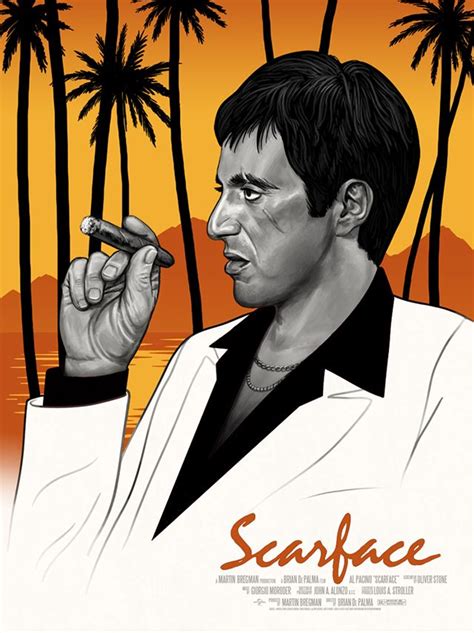 Scarface Poster Designs By Mike Mitchell Scarface Poster Best Movie